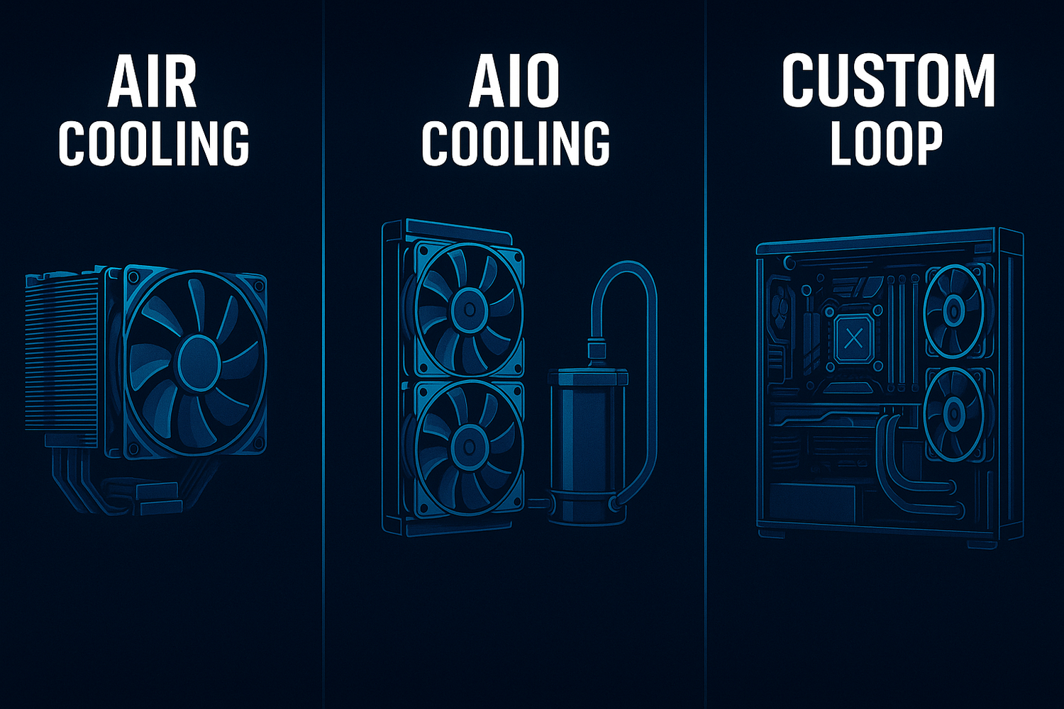 Air vs. AIO vs. Custom Loop Cooling: Which Is Right for Your Build?