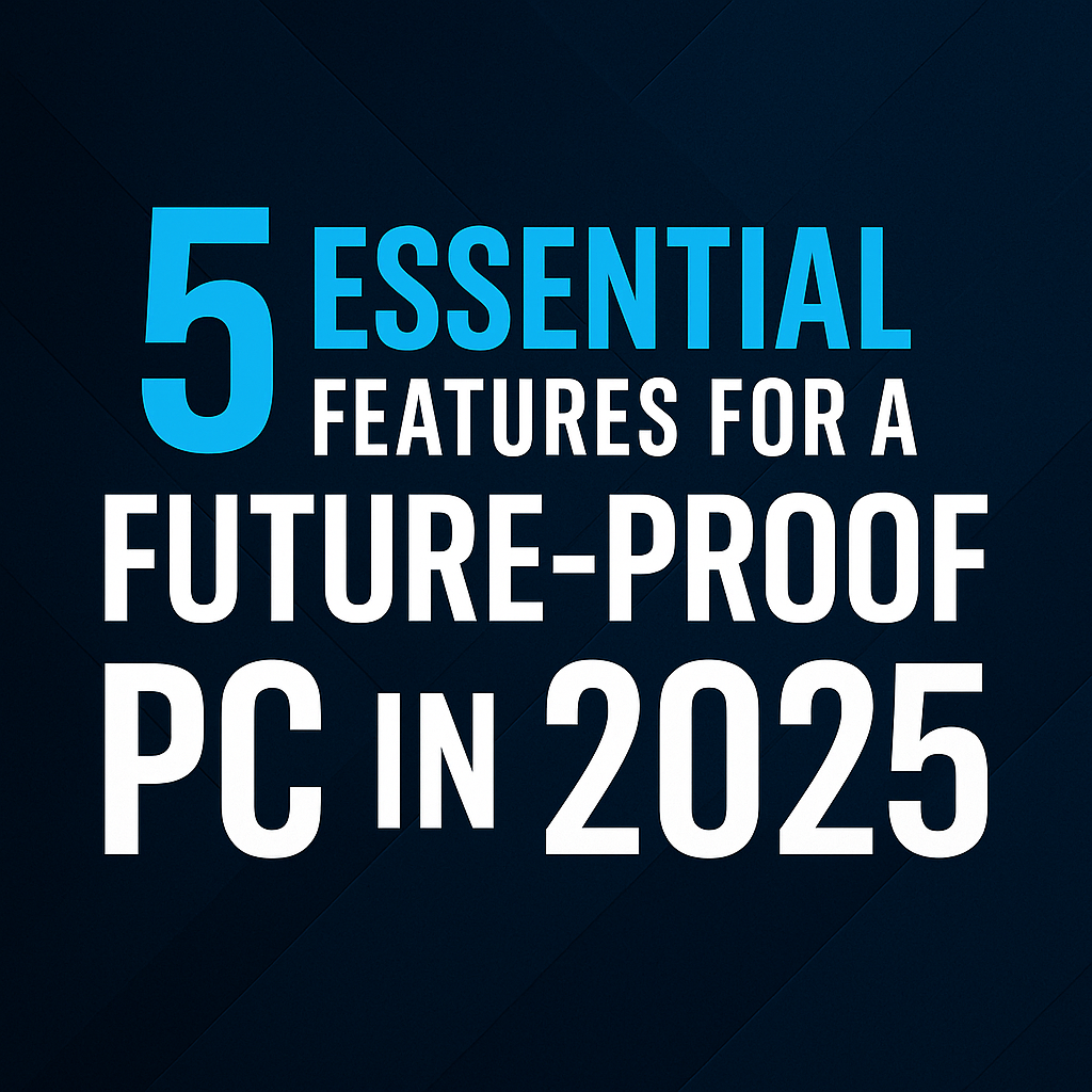 Top 5 Must-Have Features for a Future-Proof PC in 2025